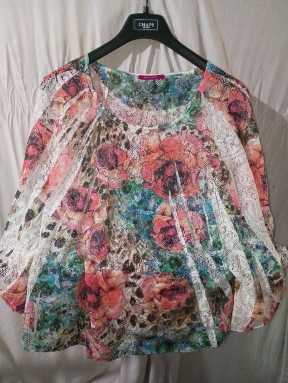 Julie's Closet Floral Lace Top